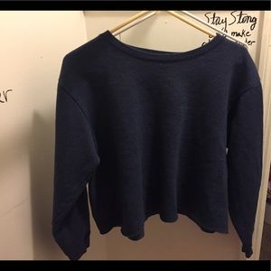 Navy blue sweatshirt